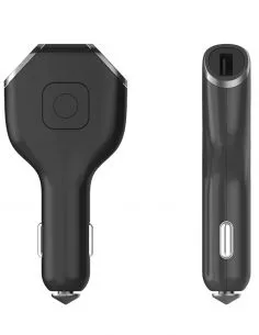 Chargeur voiture double USB avec Micro GPS - écoute à distance et suivi