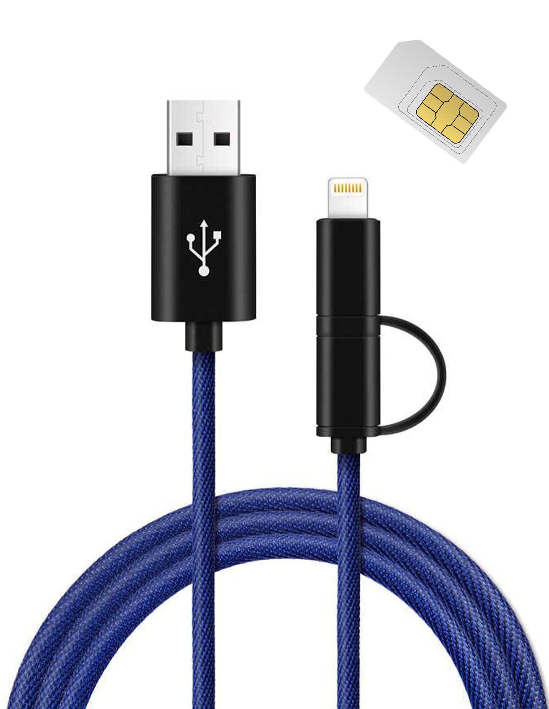 Micro GSM Ecoute à distance Câble USB iPhone / iPad & mini USB