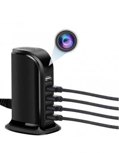 Détecteur de fumée factice caméra espion WIFI - Vision à distance en temps  réel