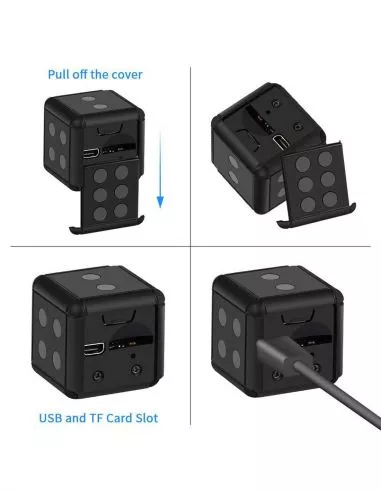 Dé jeu avec mini caméra de... Dé jeu avec mini caméra de...