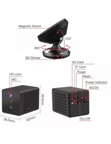 Caméra 4G Full HD- Vision nocturne -... Caméra 4G Full HD- Vision nocturne -...