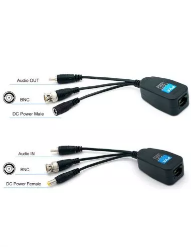 Balun Vidéo BNC à RJ45 Émetteur... Balun Vidéo BNC à RJ45 Émetteur...