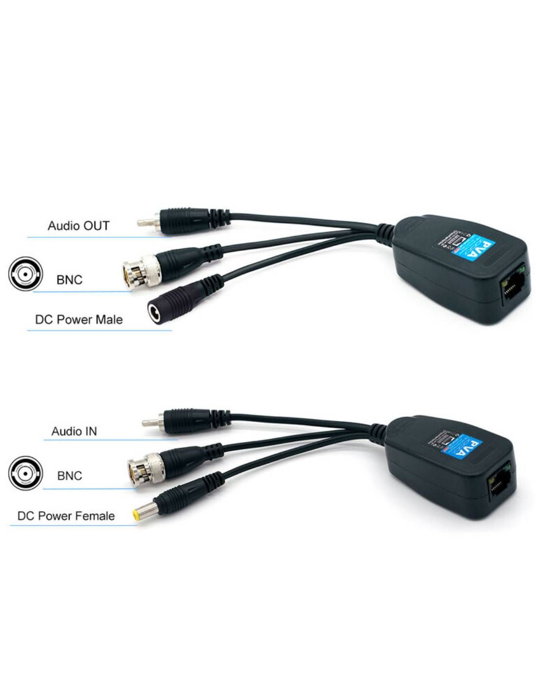 zdyCGTime Balun HD Cat5 RJ45 à BNC Video Baluns Maroc