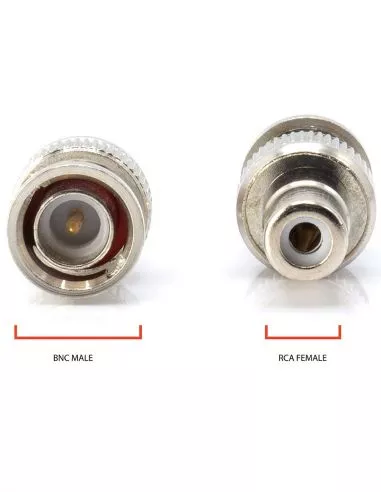 Adaptateur BNC mâle vers RCA femelle... Adaptateur BNC mâle vers RCA femelle...