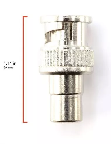 Adaptateur BNC mâle vers RCA femelle... Adaptateur BNC mâle vers RCA femelle...