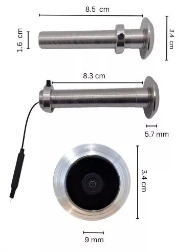 Judas pour porte avec caméra Wi-Fi... Judas pour porte avec caméra Wi-Fi...
