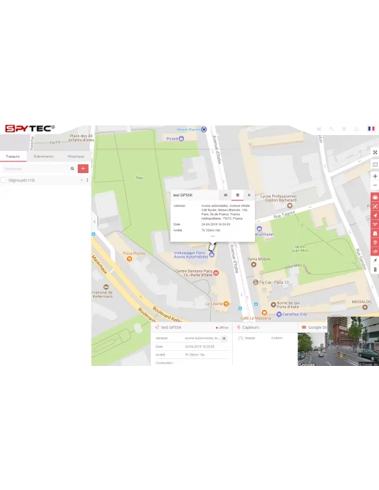 Licence GPS - Application SPY TEC Licence GPS - Application SPY TEC