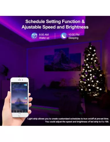 Ruban LED Bleutooth,10M Bande LED 300... Ruban LED Bleutooth,10M Bande LED 300...