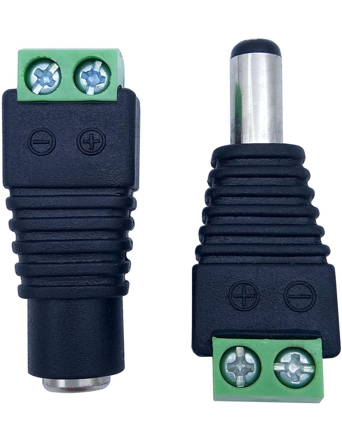 10 Paires Connecteurs BNC Video Balun - Adaptateur Fiche Mâle/Femelle | Pour CCTV Et Caméras Surveillance